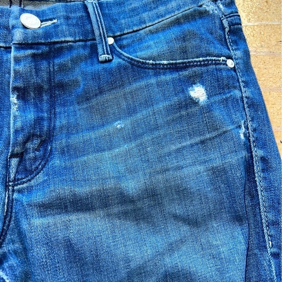 Mother The Looker Graffiti Girl very distressed jeans size 28 - Picture 15 of 16